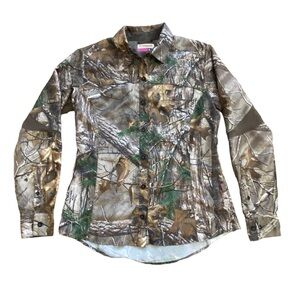 Magellan Outdoors Hunt Gear Women’s Medium Green Brown Woods